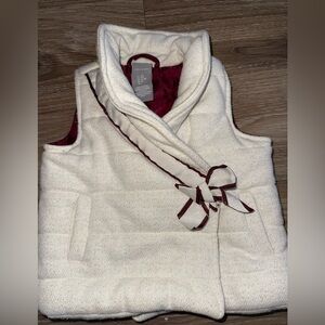 Tahari Burgundy and Gray Garment